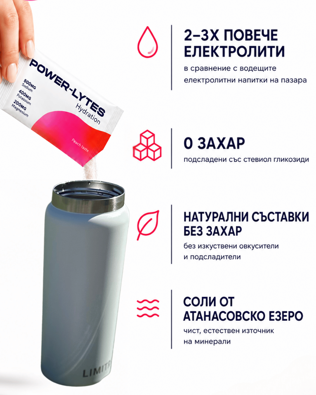Всичко за дневната ти хидратация – с натурални електролити от Атанасовско езеро