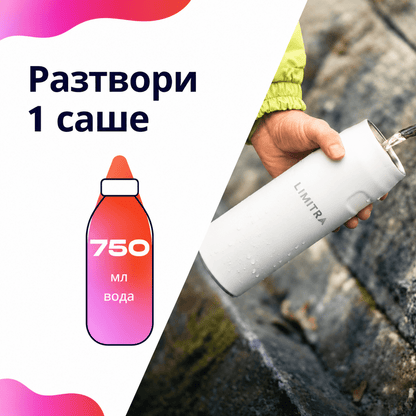 Електролитна напитка за енергия и възстановяване - LIMITRA